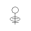 [female symbol with additional circled bar]